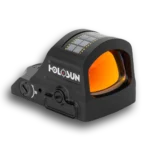 Holosun 407C X2, 2 MOA Red Dot, RMR Footprint, Side Battery, Solar Failsafe - HS407C-X2