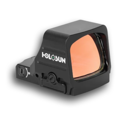 Holosun 507 COMP Green, Huge Competition Window, RMR Footprint, C.R.S. Reticle 8/20/32 MOA Circle & 2 MOA Green Dot, Side Battery - HE507COMP-GR